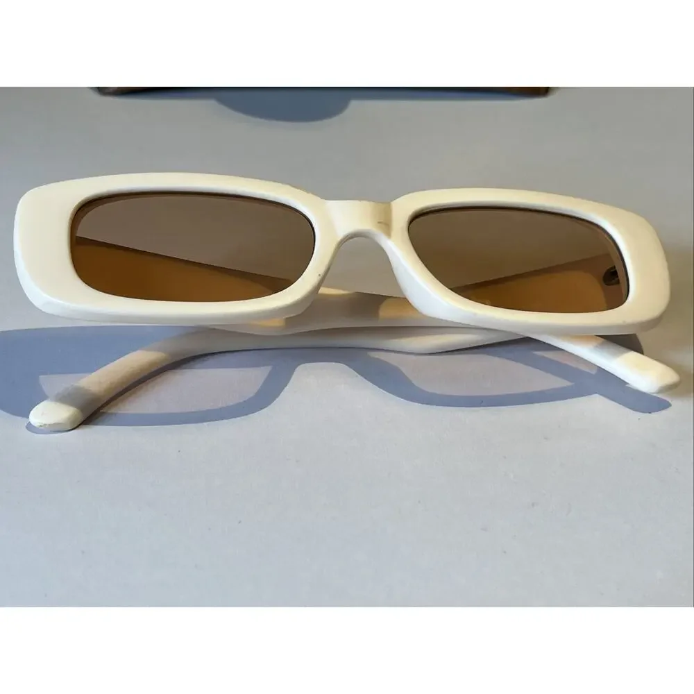 Arvo Sunglasses White Frames Unisex Shades Deadstock Mens Womens Made In USA